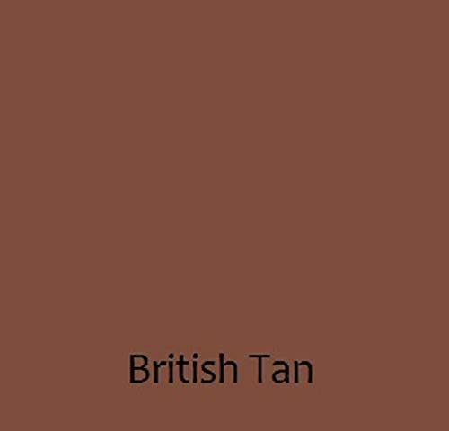 Leather Max Large Project 8 Ounce Jar Refinish For Your Furniture, Jacket, Sofa or Car Seat, Super Easy Instructions, Restore Any Material, Bonded, Pleather, Genuine (British Tan)