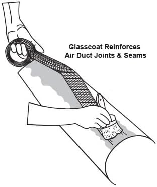 RCD Corporation Glasscoat® Adhesive-Backed Fiberglass Mesh 3" X 180'