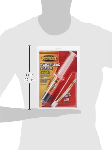 TSI Supercool 28399 HVAC Leak Stop Syringe with Application Hose, 2 fl. oz. (60 mL)