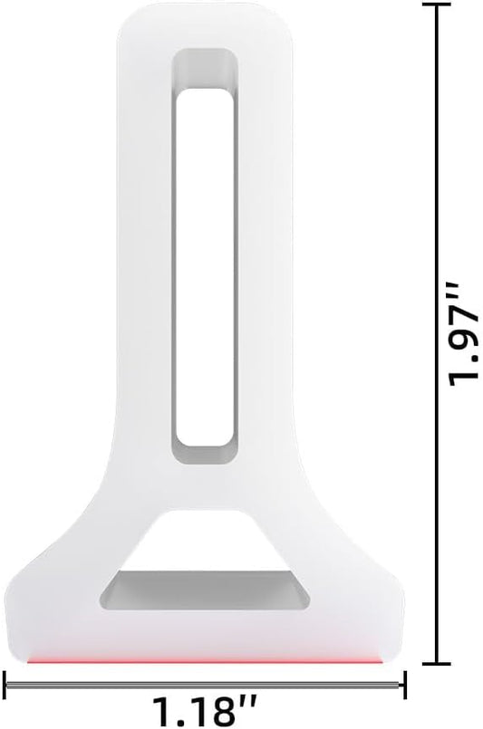 Duzzy 39 Inch Shower Threshold Water Dam, Shower Water Guard to Keep Water in Shower, Shower Water Stopper Dry and Wet Separation Suitable for Bathroom and Kitchen (Clear)