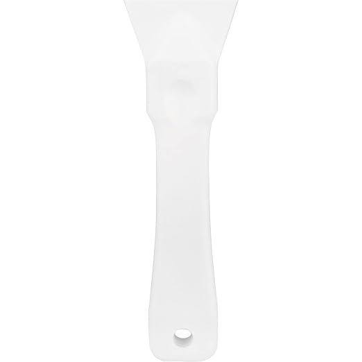 SPARTA Polypropylene Scraper Tool Food Safe Scraper for Removing Caked-On Residue in Commercial Kitchens, Plastic, 7.82 x 3 Inches, White