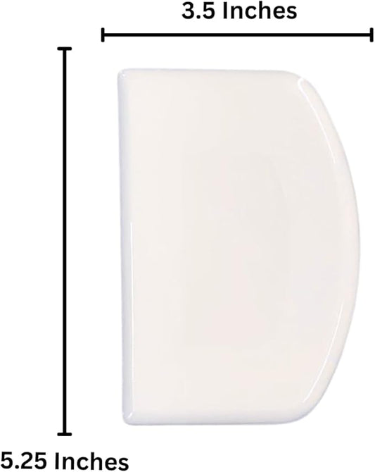 Sourdough Plastic Bench Dough Scraper Bowl Flexible Food-safe Cutter Flexible Multipurpose Good Grip Curved and Flat Edge Dough Food Scrapers for Kitchen Bread Dough Cake Fondant Icing 2 Pack