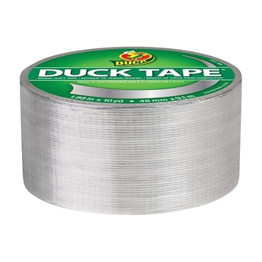 Duck Brand 280621 Color Duct Tape, Metallic Chrome, 1.88 Inches x 10 Yards Each Roll, 3 Rolls