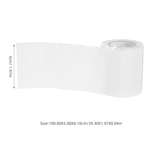 Waterproof Self-fusing Plumbing Tape 5cm Width 1m Length, 1mm Thick Silicone Rubber Hose Repair Sealant Tape for Leakproof Pipe and Hose Emergency Repair