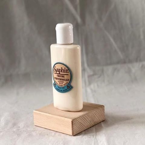 SAPHIR Beauté du Cuir Crème Universelle - All-Purpose Leather Balm for Repair with Jojoba Oil & Beeswax - Non-Pigmented Cream