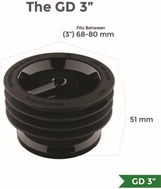 Waterless Trap Seal, 3 Inch