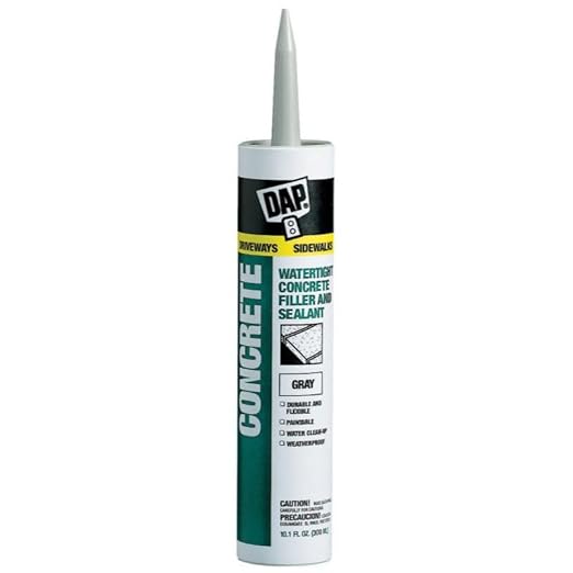 DAP Concrete and Mortar Filler and Sealant, Gray, 10.1 Oz (7079818096)(Pack of 12)