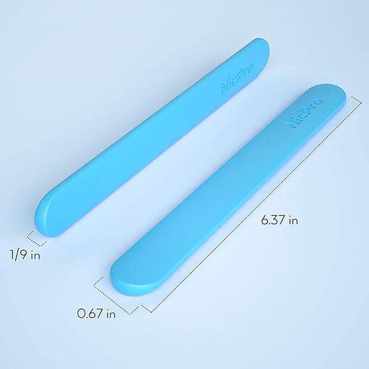 Nicpro Silicone Stir Sticks Kit - 2 PCS Resin Popsicle Sticks & 2 PCS Spatula Scraper for Mixing Resin, Wax, Paint, Epoxy, DIY Crafts