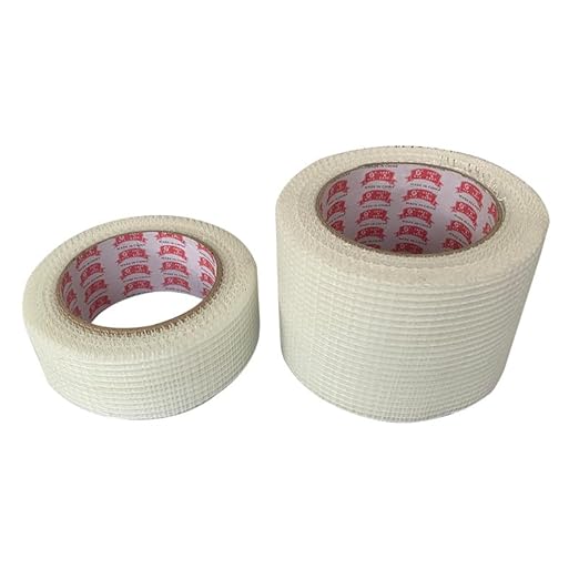 Fiberglass Drywall Joint Tape,Strong Self-Adhesive 100% Fiberglass Drywall Repair Tape for Wall Crack and Seam Patch,White (1.77inch x82feet)