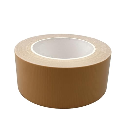 Multi-Purpose Duct Tape 2 Inch x 33 Yards, Heavy Duty, Waterproof, Great for Repairs, Packaging, Arts Crafts and DIY Projects (Brown)