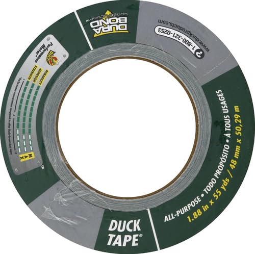 Duck The Original Brand Duct Tape, 2-Pack 1.88 Inch x 60 Yard, Silver (394475)