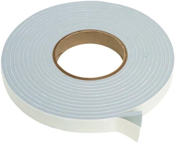 Frost King Vinyl Foam Tape - Closed Cell - Moderate Compression, 3/4" W, 3/16" Thick, 17' L, Grey