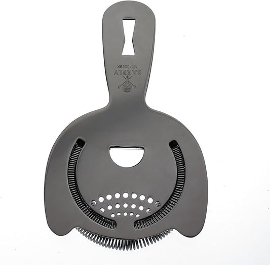 Barfly Heavy Duty Spring Bar Strainer, Gun Metal Black
