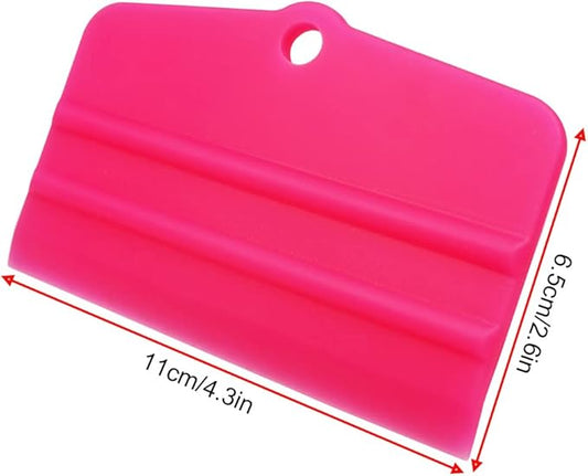 Gebildet PPF Squeegee Soft Silicone Rubber Scraper,Vinyl Wrap and Window Tint Windshield Glass Cleaning Squeege,Anti-Scratch TPU Coating Scraper for Car Vinyl Paint Protection Film Installation