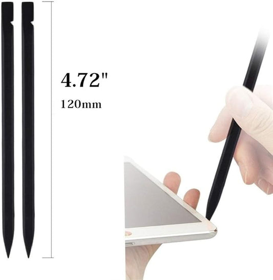 30 Pieces 4.72" Black Nylon Plastic Spudger Probe Security Opening Pry Bar for iPhone iPad Samsung Cell Phone Laptop PC LCD Screen Disassembly