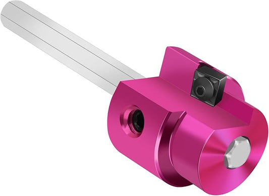 PVC Pipe Reamer 1-1/4 Inch Head, PVC Fitting Saver,Socket Saver with 3/8-Inch Hex Shaft,ABS Plastic Pipe Fitting Reamer Tool for Plumbing Sch.40 CPVC ABS Socket Hub Removing,Fit 1/2" Drills
