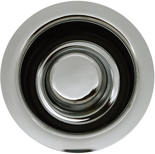 Westbrass D2089-05 4-1/4" Kitchen Sink Waste Disposal Drain Flange and Stopper, Polished Nickel