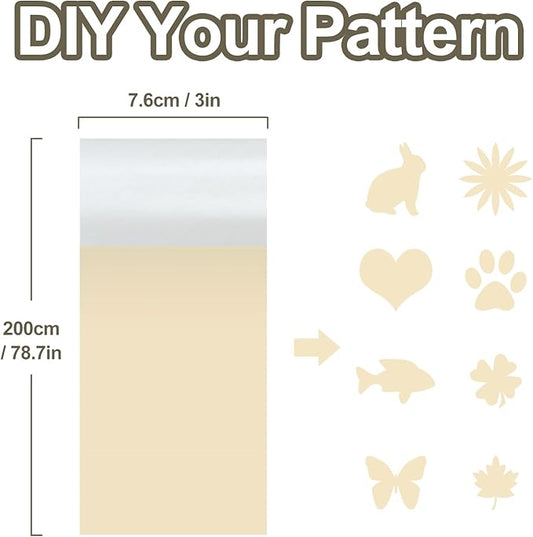Waterproof Fabric Repair Tape Tent Repair Kit - Outdoor Gear Tenacious Fix Tape Self Adhesive Nylon Patches for Clothes, Tent, Down Jacket, Backpack (78.8 x 3 Inches, Beige