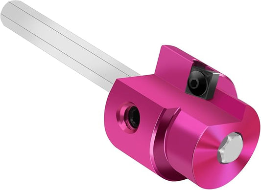 PVC Fitting Saver 3/4-Inch Head, PVC Pipe Reamer,Socket Saver with 1/4-Inch Hex Shaft,Plastic Pipe Fitting Reamer for Plumbing Sch.40 CPVC ABS Hub, Fit Standard 1/2" drills