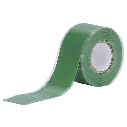 Self Fusing Waterproof Silicone Adhesive Tape for Waterproof Repair of Water Pipe Repair (Green)