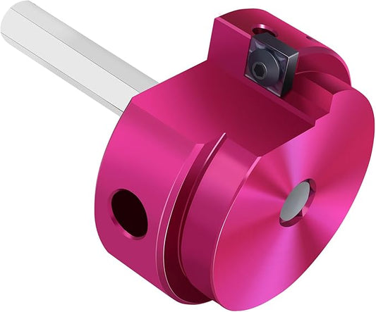 PVC Pipe Reamer 3-Inch Head, PVC Fitting Saver with 3/8-Inch Hex Shaft, Socket Saver Plastic Pipe Fitting Reamer Plumbing Tool for Schedule 40 CPVC ABS Socket Hub Removing, Fit 1/2" Drills