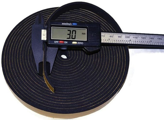 ACCORDION BELLOWS REPAIR SEAL TAPE ROLL ITALIAN MADE SELF ADHESIVE 16 FEET ROLL SIZE: (10MM WIDE X 3MM THICKNESS)
