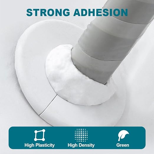 Upgrade Waterproof Sealant Mastic,Quick Mending Mud for Drain Connection,Waterproof Repair Sealing Clay Sealant Drain Connection Wall Air Conditioning Hole (9PC)