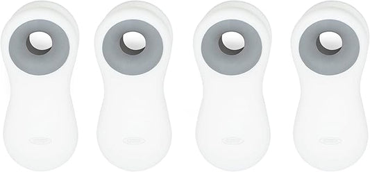 OXO Good Grips Magnetic All-Purpose Clips, White, 4-Pack
