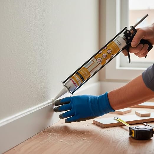 Flex Plus Silicone Caulk – Siliconized Acrylic Latex Caulk – Interior/Exterior Paintable Caulk, Crack-Resistant with Silicone – White 9.5 fl oz (12-Pack, 12, Count)