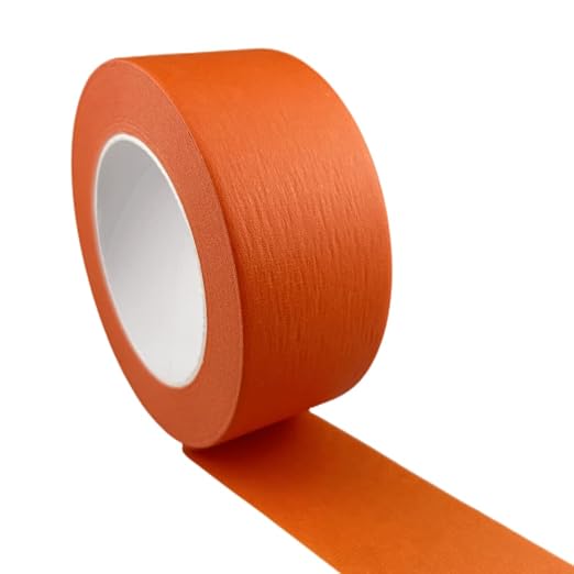 2 Inch Orange Wide Masking Tape, 2 Inch X 55 Yard | Orange Painters Tape