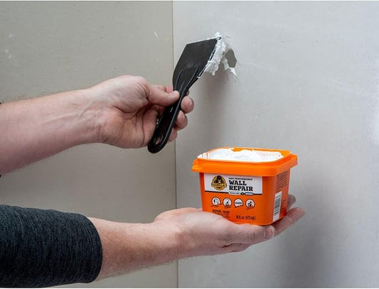 Gorilla Heavy Duty Wall Repair Spackling + Primer, 16 Ounce Tub,White