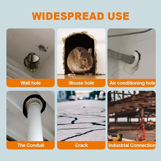 hoehew Waterproof Sealant Mastic, 2025 Upgrade Repair Sealing Clay, Quick Mending Mud for Drain Connection, Wall Hole, Air Conditioning Hole Waterproof Seal Putty (12)