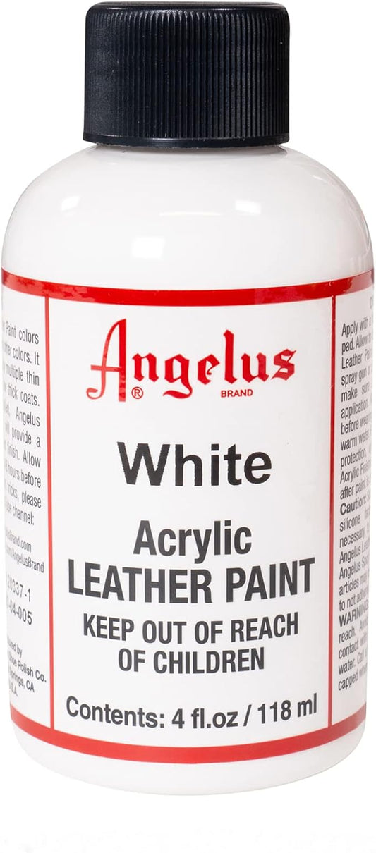 Angelus Acrylic Leather Paint 4oz White