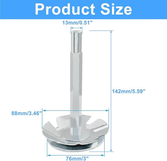 Biaungdo 3 Inch Plumbing PVC Pipe Reamer Cutter, PVC Pipe Fitting Socket Saver Pipe Reamer Tool for Removing SCH 40 from Hub, Fits 1/2 Inch Speed Power Drill