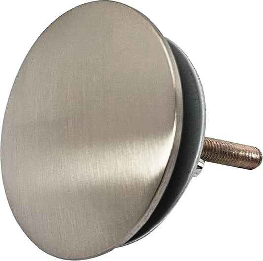 Westbrass D202-20 2" Kitchen Sink Hole Cover, Stainless Steel (2-Pack)