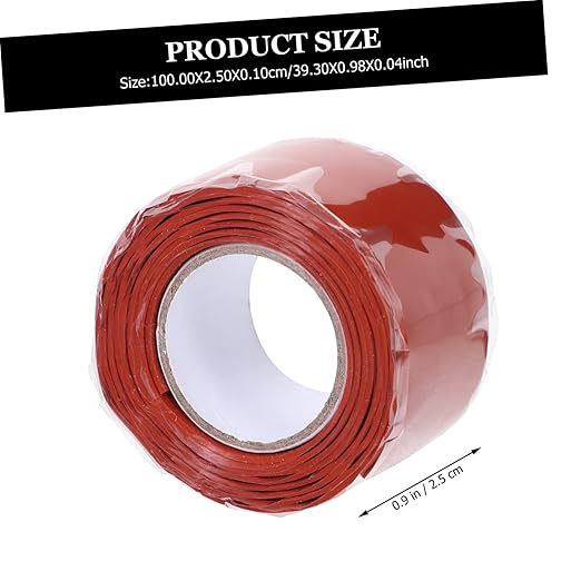 Healifty Flexible Silicone Rubber Seal Tape for Pipe Leak Repair and Outdoor Sealing Self Adhesive Sealant Tape for Plumbing Buckets and Cracks