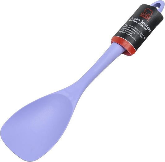 Chef Craft Premium Silicone Spoon Spatula, 11.5 inch, Pastel Blue