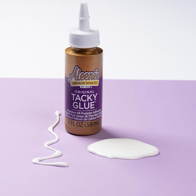 Aleene's Original Tacky Glue, All Purpose Adhesive, Perfect for Crafts and DIY Projects, Dries Fast and Clear, 2 fl oz 6-Pack