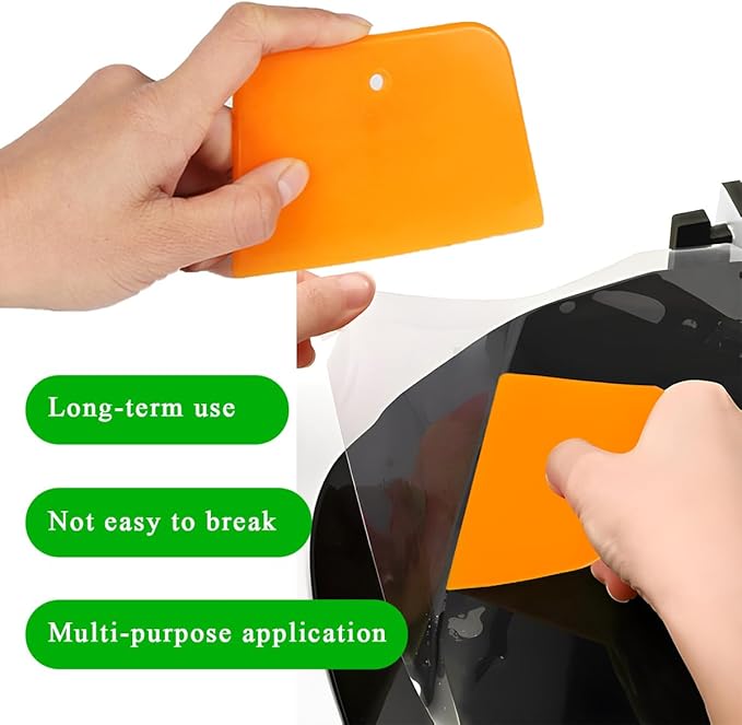 9 PCS Body Filler Spreaders, 4, 5, 6 Inch Reusable Auto Body Fillers Plastic Spreader, Automotive Body Filler Spreader for Applying Fillers Paint Repairs Putties Glazes Caulks