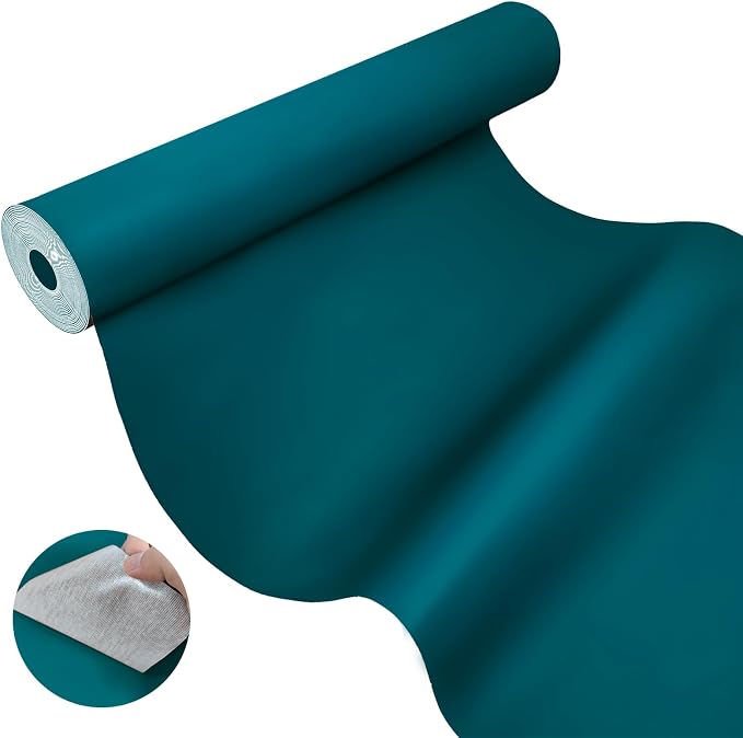 AOOTOOLINK Leather Repair Patch 17X237 Inch Self Adhesive Leather Repair, Large Leather Repair Tape for Couches, Furniture, Car Seats, Cabinets, Sofa, Handbags (Haze Blue, 17X237 Inch)