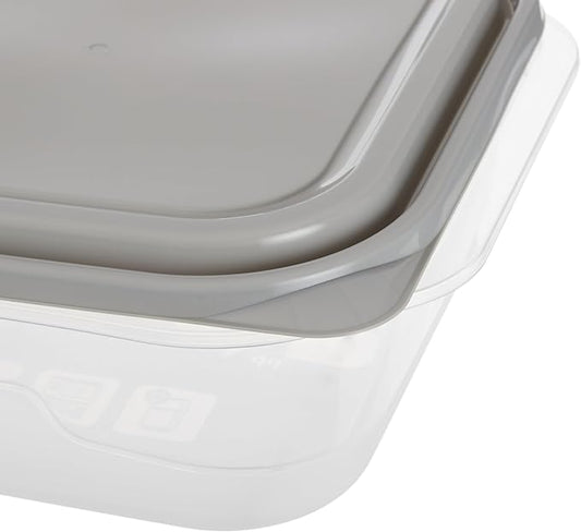 GoodCook EveryWare Extra Large Square Food Storage Container, 2 Pack, BPA Free