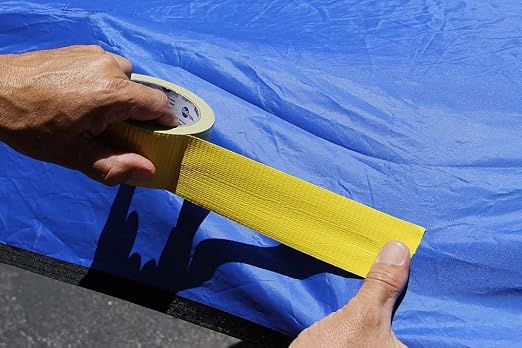 IPG JobSite DUCTape, Colored Duct Tape, 1.88" x 20 yd, Yellow (Single Roll)