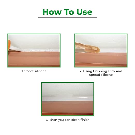 JMIBASIC Caulk Smoothing Tool Set - Corner & Narrow Area Spatula for Precise Sealing - Assorted Size Silicone Sealant Applicator - Premium Rubber Finisher for Grout Application_Wood (Large 2 Small 2)