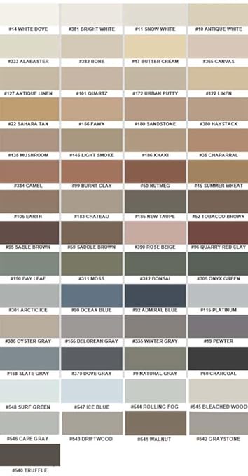 Color Fast Caulk Matched to Custom Building Products (Oyster Gray Unsanded)