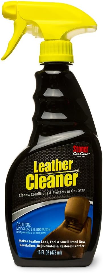 Stoner Car Care 95400-6PK Leather Cleaner and Conditioner for 3-in-1 Car Interior Cleaner to Rehydrate Protect and Preserve Leather Surfaces, 16 Fl Oz, Pack of 6