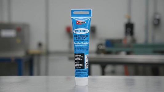 RectorSeal Tru-Blu 31780 Pipe Thread Sealant, Fast-Dry, Flexible Set Thread Sealant Designed for High Vibration Environments, PTFE Enriched, Plumbing, 1 3/4 oz