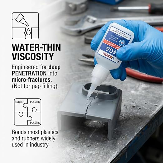 406 & 495 Super Glue Instant Adhesive 20g Suitable for Plastic Rubber,for Flexible and Porous Materials 2 Pack