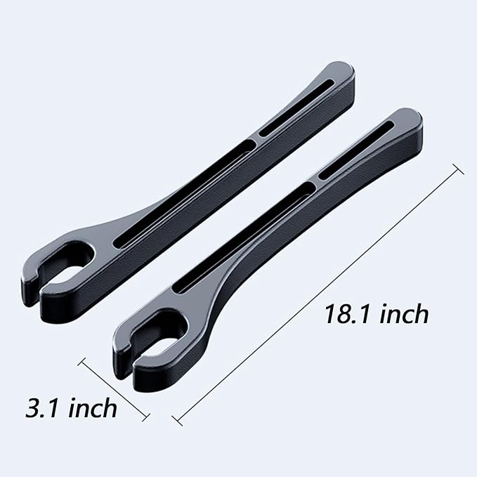 LEIWOOR 2 Pcs Car Seat Gap Filler,PU Leather Fill The Gap Between Seat and Center Console,Universal Fit Organizer for Car SUV Truck