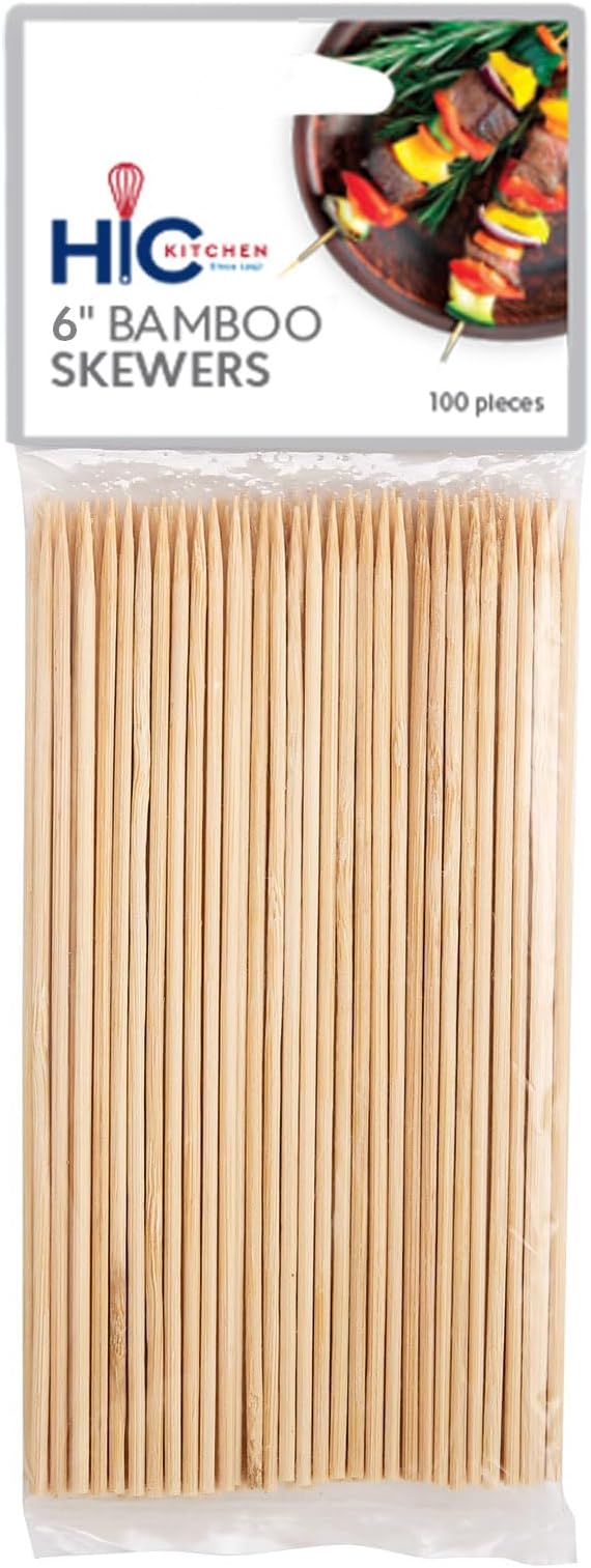 HIC Kitchen Soft-Grip Corn Picks, 2 Sets of 8, 8 Pair
