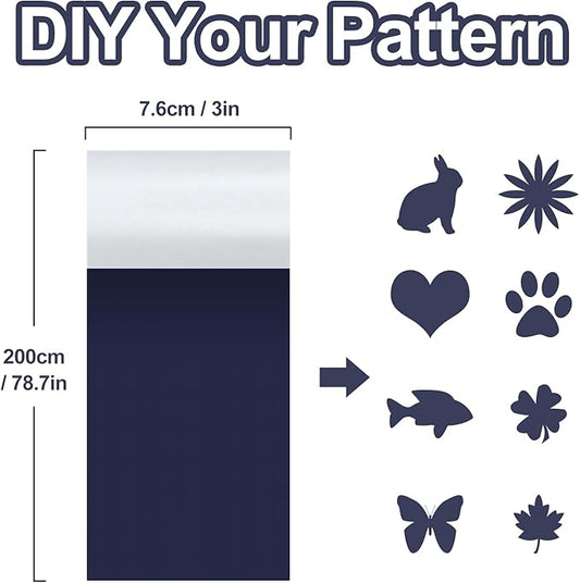 Waterproof Fabric Repair Tape Tent Repair Kit - Outdoor Gear Tenacious Fix Tape Self Adhesive Nylon Patches for Clothes, Tent, Down Jacket, Backpack (78.8 x 3 Inches, Navy